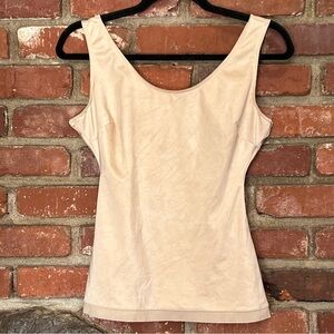 Spanx Women's beige shape wear tank shirt‎ top size xl undergarment smoothing